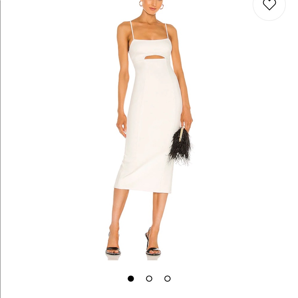 REVOLVE Enzo Midi Dress in White 🤩